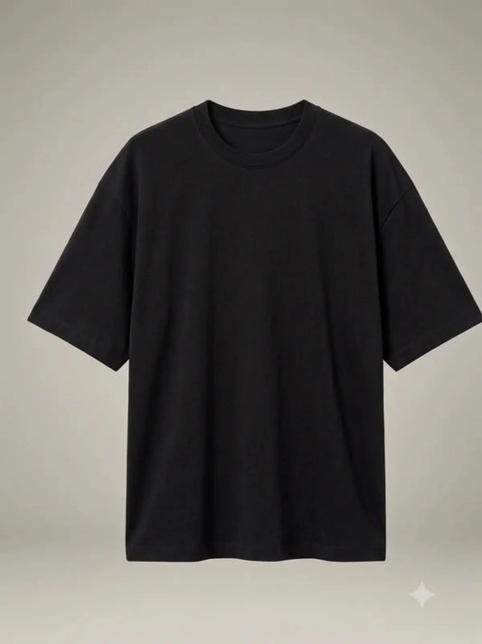 Premium Pure Cotton Drop-Shoulder T-Shirt - Swanah.Store