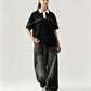 Monarch Polo — Black & White Contrast Collar - Swanah.Store