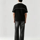Monarch Polo — Black & White Contrast Collar - Swanah.Store