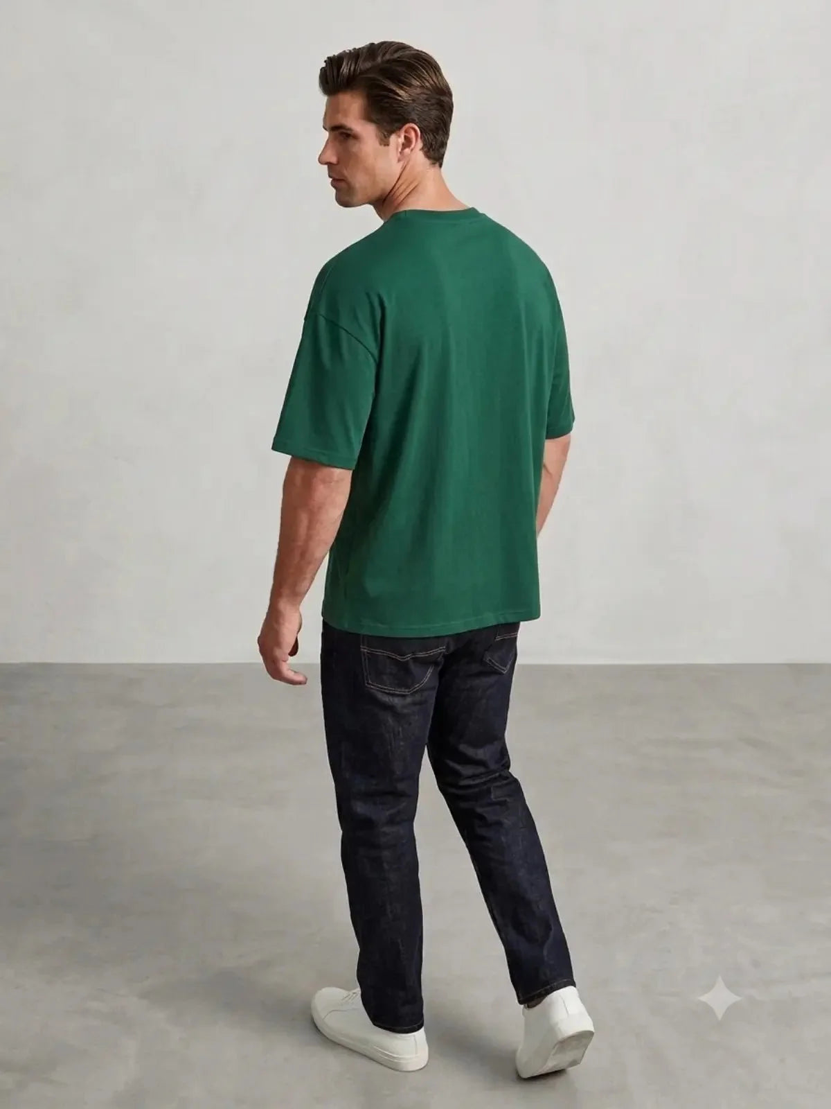 Premium Pure Cotton Drop-Shoulder T-Shirt - Swanah.Store