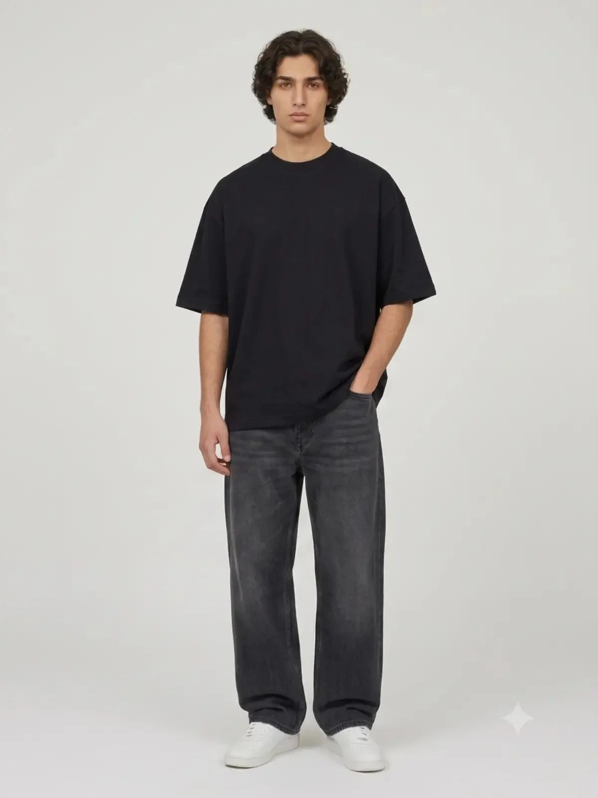 Premium Pure Cotton Drop-Shoulder T-Shirt - Swanah.Store
